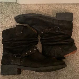 black boots